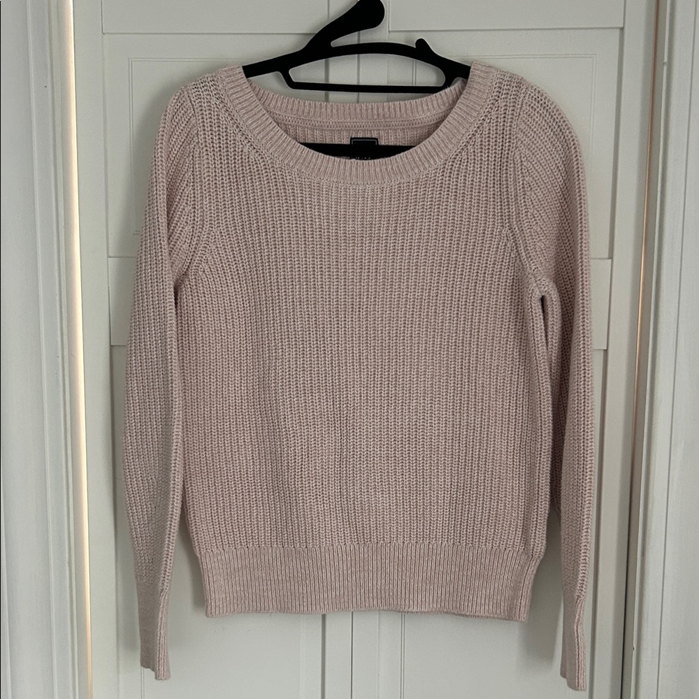 GAP Light Pink Crew Neck Sweater